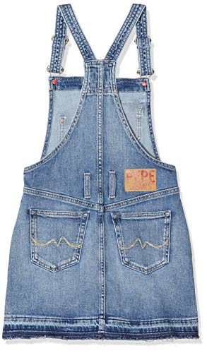 Pepe Jeans Kaia Worker Vestido, Azul (Medium Used 000), 13-14 años (Talla del Fabricante: 14Y/164) para Niñas