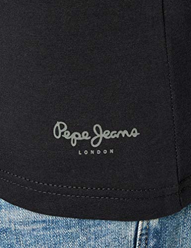 Pepe Jeans Original Basic L/S PM503803 Top de manga larga, Negro (Black 999), Small para Hombre