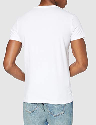 Pepe Jeans Original Stretch Camiseta, Blanco (White 800), Medium para Hombre