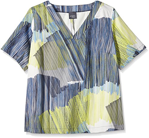 Persona by Marina Rinaldi Boemia Camisa, Azul (BLU (079), 29 (58 IT) para Mujer