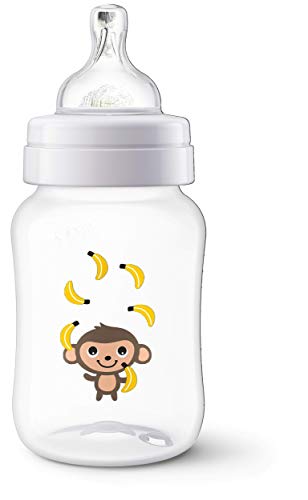 Philips Avent SCF821/11 - Biberón Anti-colic Safari mono de 260 ml