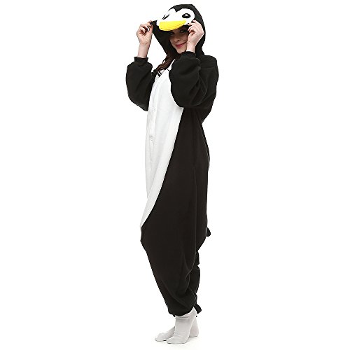 Pijamas Animales Mujer Disfraces de Cosplay para Adultos Pijama pinguino Enteros, S