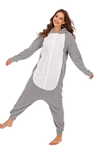 Pijamas de Animales de Una Pieza Unisexo Adulto Traje de Dormir Cosplay Pijama de Koala,LTY54,L