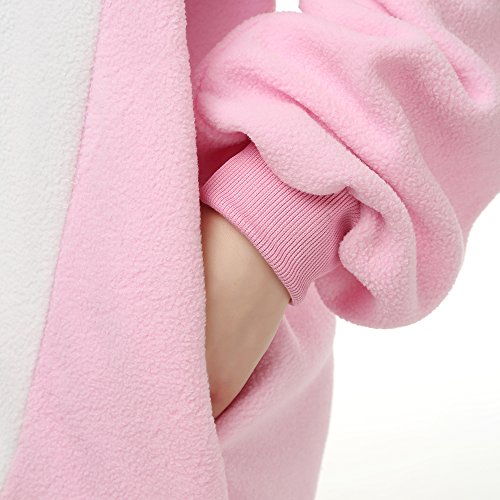 Pijamas de Animales Disfraces Onesie Animal para Adultos Mono Cosplay Pijama Cerdo Invierno Unisex Mujeres y Hombres,LTY53,S