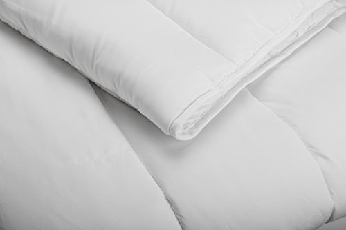 Pikolin Home - Edredón/Relleno nórdico de fibra antiácaros, otoño-invierno, 300gr/m², color blanco, 240x220cm-Cama 150/160 (Todas las medidas)