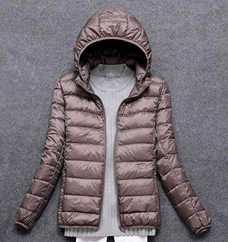 Plumas Mujer Plumiferos Ligeros Mujer Con Capucha Abrigo Plumas Ultralight Plumon Chaqueta Plumifero Ligero Fino Corto Abrigos Señora Chaquetas Invierno Cazadoras Chaquetones Casacas Primavera Caqui