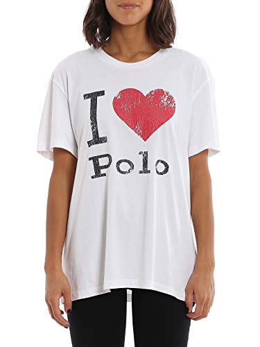 Polo Ralph Lauren T-Shirt Donna Mod. 211-752366 Bianco XXS