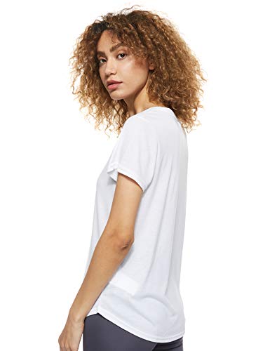 PUMA Evostripe tee Camiseta, Mujer, Puma White, S