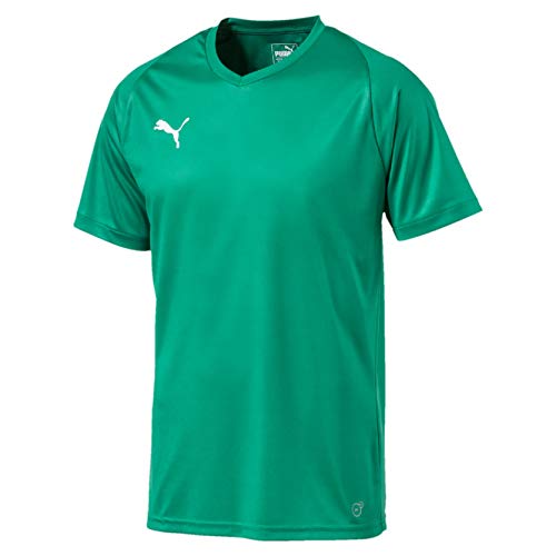 PUMA LIGA Jersey Core T-Shirt, Hombre, Pepper Green-Puma White, XL