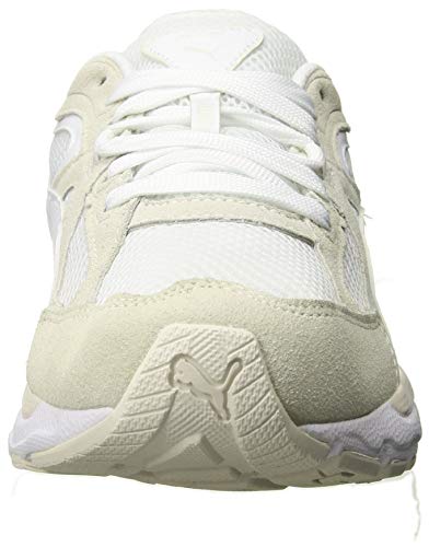 PUMA Men's Axis Plus Sd Sneaker, White Whisper White, 12 M US