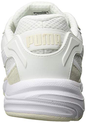 PUMA Men's Axis Plus Sd Sneaker, White Whisper White, 12 M US