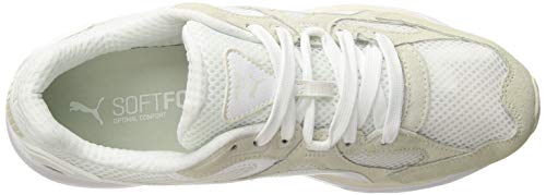 PUMA Men's Axis Plus Sd Sneaker, White Whisper White, 12 M US