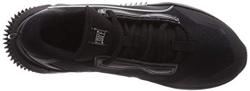 PUMA Provoke XT FM Mono WNS, Zapatillas de Gimnasio Mujer, Negro Black/Metallic Silver, 37.5 EU