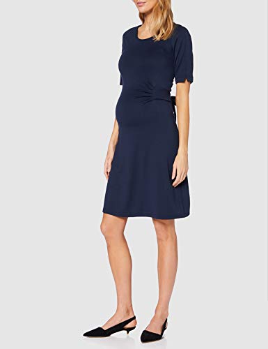 Queen Mum Dress Jersey SS Munich Vestido, Azul (Black Iris P554), 42 (Talla del Fabricante: Large) para Mujer