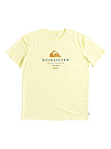 Quiksilver First Fire tee M Camiseta, Hombre, Amarillo (Charlock)