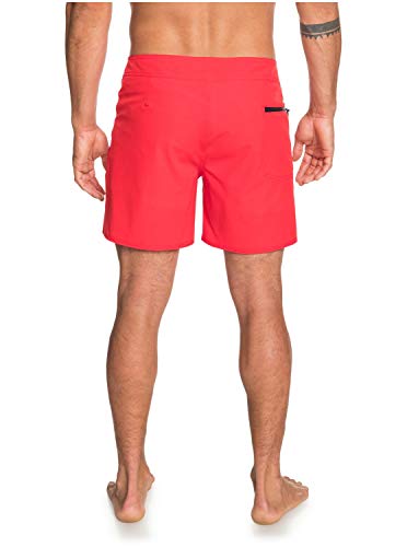 Quiksilver Highline Kaimana 16 Sr Pantalones Cortos, Hombre, Rosa (High Risk Red), 32