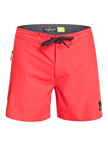 Quiksilver Highline Kaimana 16 Sr Pantalones Cortos, Hombre, Rosa (High Risk Red), 32