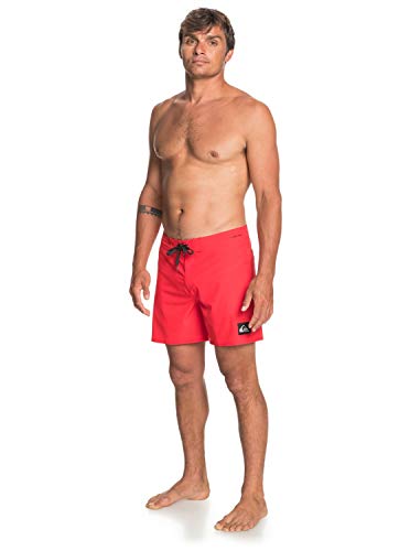 Quiksilver Highline Kaimana 16 Sr Pantalones Cortos, Hombre, Rosa (High Risk Red), 32