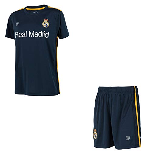 Real Madrid Conjunto Camiseta + Pantalones Cortos Colección Oficial - Niño - Talla 14 años