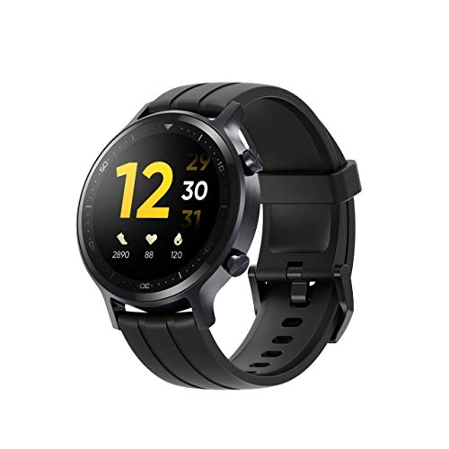 realme Watch S. Smartwatch con Pantalla de 1.3" TFT-LCD. Android y Bluetooth 5.0. Resistencia IP68, Color Negro. [Versión ES/PT]