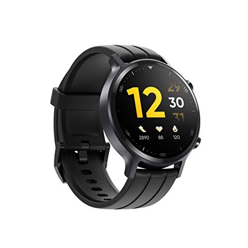 realme Watch S. Smartwatch con Pantalla de 1.3" TFT-LCD. Android y Bluetooth 5.0. Resistencia IP68, Color Negro. [Versión ES/PT]