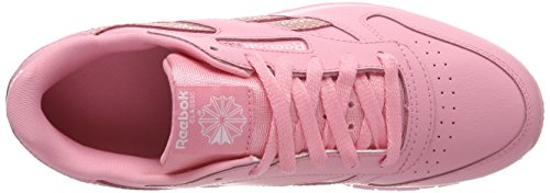 Reebok CL Leather Spring, Zapatillas de Deporte Mujer, Rosa (Pink/White 000), 36 EU