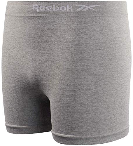 Reebok Girls Active Seamless Cartwheel Shorts (4 Pack), Size X-Large/16, Grey/Black