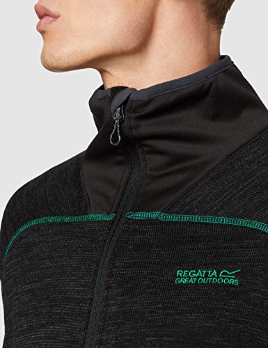 Regatta Collumbus III Abrigo de Vestir, Hombre, Negro/Negro, XX-Large