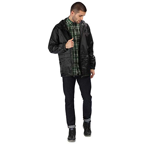 Regatta Stormbreak - Chaqueta para hombre, tamaño L, color negro