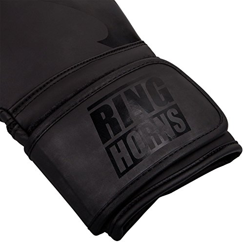 Ringhorns Charger Guantes de Boxeo, Unisex Adulto, Negro/Negro, 16oz