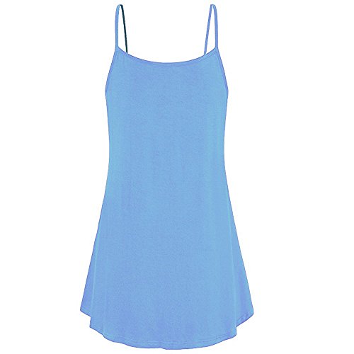 riou Camisetas Mujeres Verano Tamaño Grande Blusa Tirantes Mujer botón Suelto Cuello V Cami Tank Tops Básica Tops Mujer Vestir Ropa para Primavera Verano