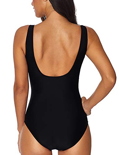 Ropa Traje De Baño Completos Una Pieza Sin Mangas Escote Triangular en V Asimétrico Leopardo Bloque de Color Espalda Baja Acolchado Bañador Monokini Trikini Negro Marrón 5XL