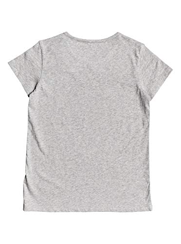 Roxy Endless Music Print B-Camiseta para Chicas 4-16, Niñas, Heritage Heather, 6