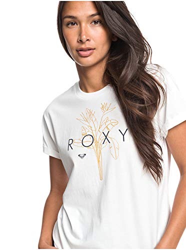 Roxy Epic Afternoon - Camiseta para Mujer Camiseta, Mujer, Snow White, L