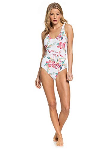 Roxy Lahaina Bay - Bañador Entero para Mujer Bañador Entero, Mujer, Anthracite Tropicoco S, M