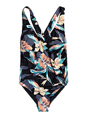 Roxy Printed Beach Classics-Bañador Entero para Mujer, Mood Indigo Flying Flowers s, L