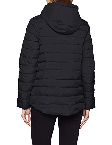 Roxy Rock Peak-Chaqueta Acolchada Impermeable para Mujer, True Black, S