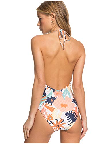 Roxy Swim The Sea - Bañador Entero para Mujer Bañador Entero, Mujer, Bright White Tropic Call S, L