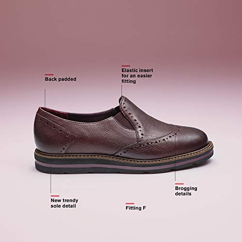 Scholl Brogues salandra Bordeaux 38