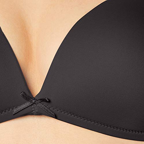 Selene Sujetador Copa B sin Aros con Relleno Ana - Negro, 75