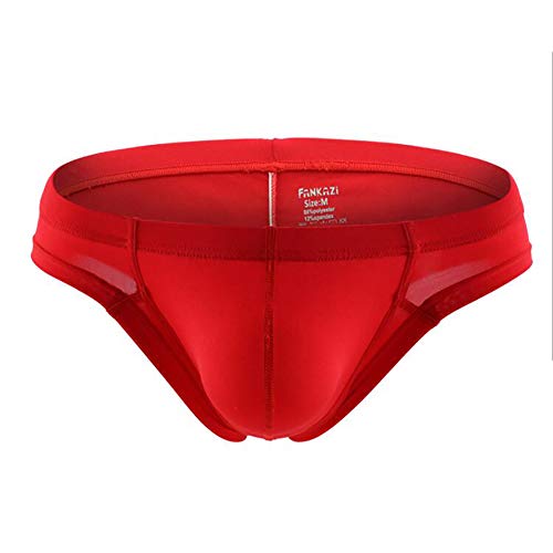 SHIXUE Sexy Tanga para Hombre Ropa Interior Masculina Lencería Erótica Adulto Paquete Tridimensional Corrigiendo Las Caderas para Hombres Sexys,Rojo,M