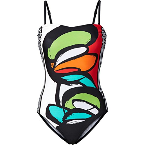 SHOBDW Mujer de una Pieza de Traje de baño Push-up Bra de impresión baño bañador Traje (Multicolor-2, L)