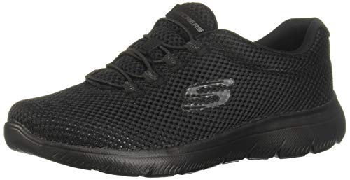 Skechers Summits, Zapatillas Mujer, Negro (BBK Black Mesh/Trim), 38 EU