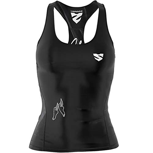 SMMASH Herme Sport Top Tank para Mujer, Camiseta de Tirantes Deportivas, Camiseta sin Manga para Fitness, Yoga, Formación, Material Transpirable y Antibacteriano, (M)