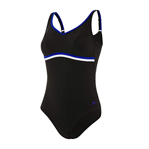 Speedo Contourluxe De Una Pieza Bañador, Adult Female, Negra, 32 (ES 38)