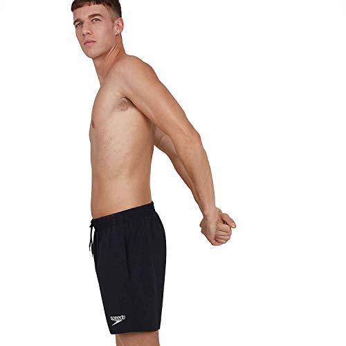 Speedo Essential Bañador Piscina Hombre para Natación, Color Negra, Talla L