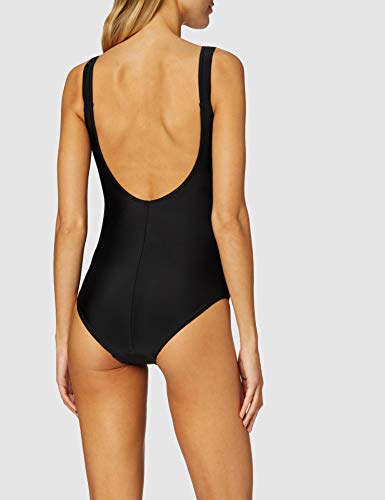 Speedo Essential U-Back Maternity De 1 Pieza Bañador, Adult Female, Negra/Negra, XL