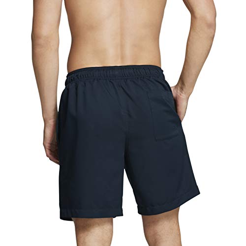 Speedo Men's Swim Trunk Mid Length Redondo Solid,Speedo Black,Medium (Comfort Liner)