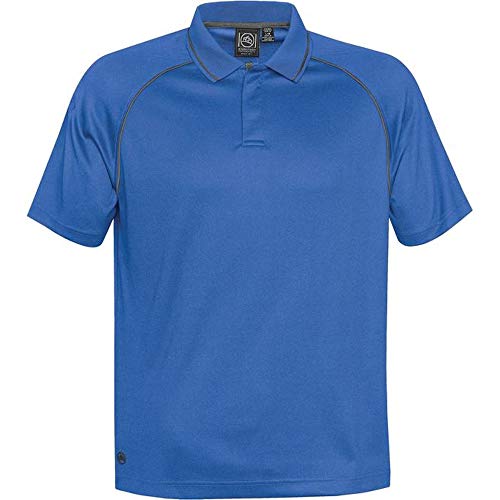 STORMTECH Tritium Performance Polo Camiseta, Hombre, Negro, X-Large