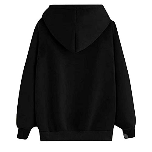 Sudadera Mujer con Capucha Invierno Hoodie Sweatshirt Sudaderas Chica Baratas Manga Larga Moda Tallas Grandes